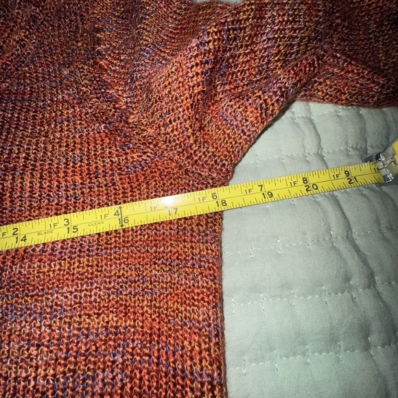 Carolyn Taylor Multicolor V-neck 3 button Sweater. Size PL. GUC - Picture 9 of 11